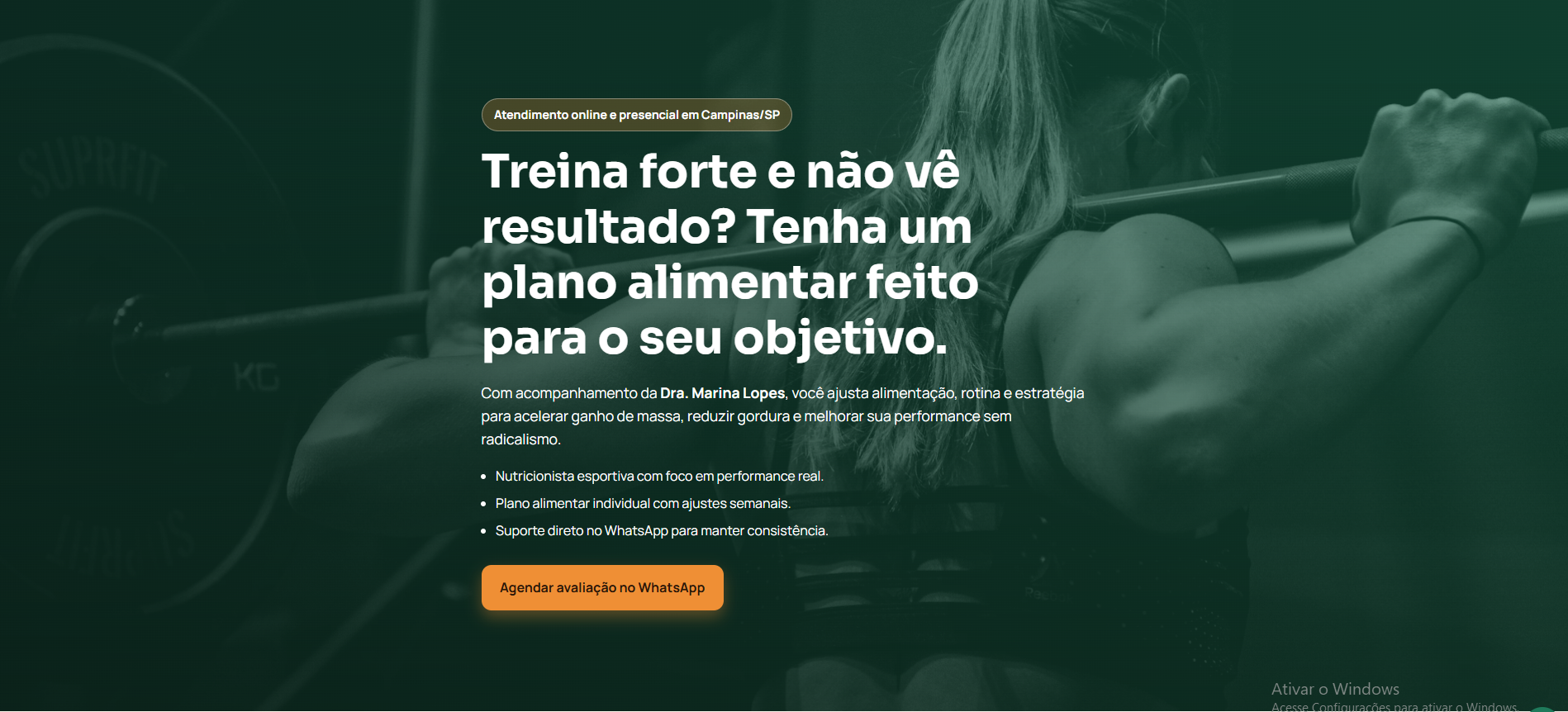 Site Marina Lopes – saúde
